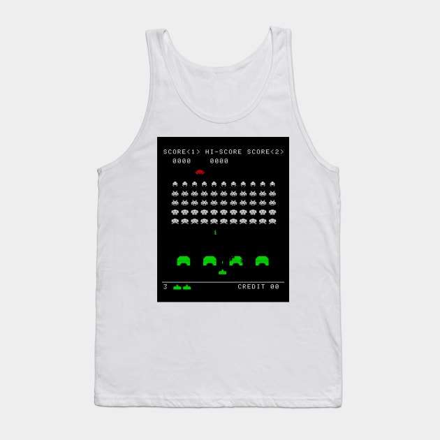 Space Invaders Tank Top by Blade Runner Thoughts